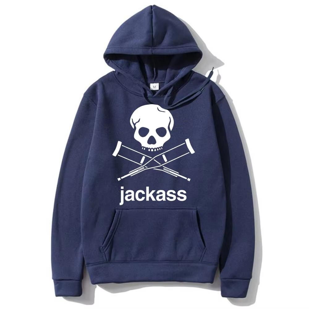 

Autumn and Winter New Jackass Hoodie Men s and Women s Pattern Logo Casual Streetwear Retro Slow Running Casual Sports Shirt 3XL