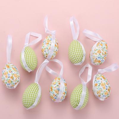 9 Teile/paket Niedliche DIY Umweltfreundliche Hängende Ei Frühling Ostern Mini Dekor Hause Liefert