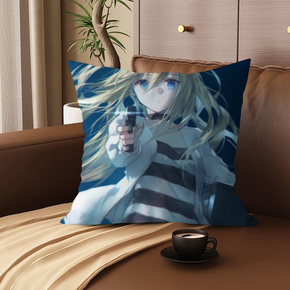 Cartoon Animation A-Angels Of D-Death Pillow Cushion Cover Pillowcase Living Room Sofa Home Decor Customized