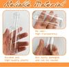 30-100Pack Mini Liquor Bottles with Funnels Plastic Alcohol Bottles Little Shot Spirit Bottles for Wedding Party Favor 0.8/1.7oz