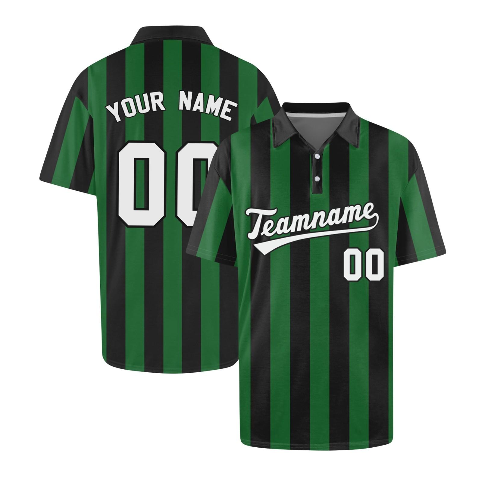 

Персонализированные топы «Сделай сам» - Мужские топы с коротким рукавом на пуговицах, с лацканами и полосатым принтом S