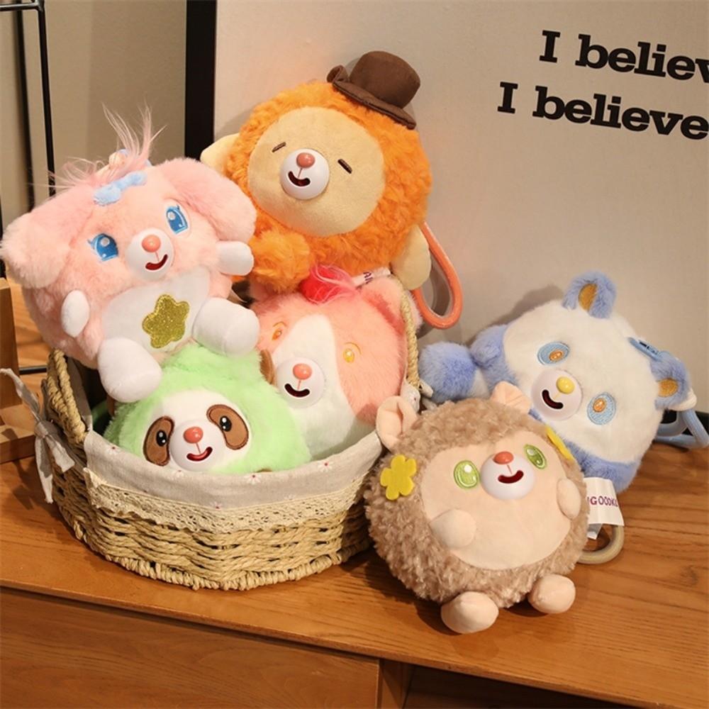 Stuffed Plush Doll Pendant Stick Out Tongue Plush Doll Keychain Animal Plush Pendant Bag Pendant