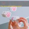Cute Cat's Paw Shaped Mirror Wipe Magic Sponge Glass Wipe Cleaning Scrubber Adhesive Bathroom Mirror Sponge Cleaner