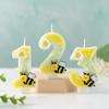 Creative Little Bee Digital Birthday Party Celebration Cake Decoration Candles 0-9 Products