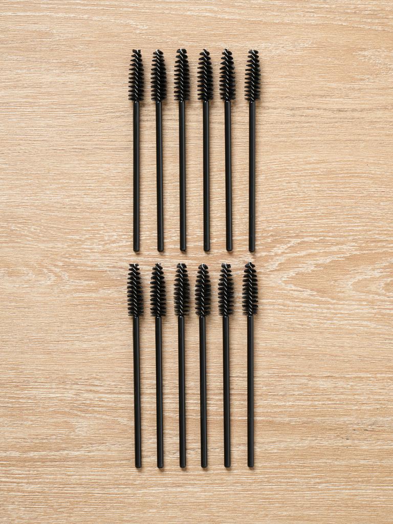 Disposable Mascara Wands & Spoolie Brushes (12-Pack)
