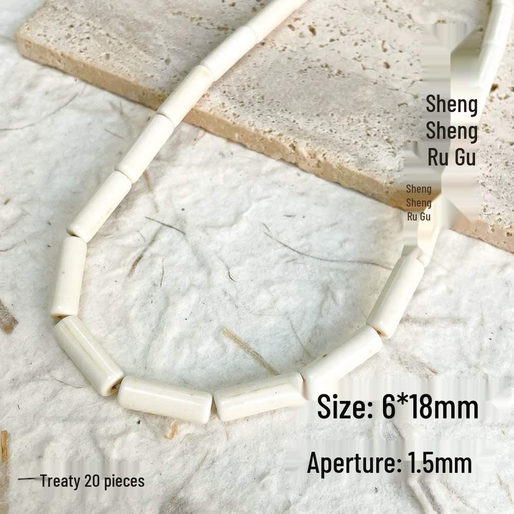 Versatile White & Turquoise Spacer Beads for DIY Jewelry Making - Bracelets, Necklaces, Accessories