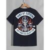 Men's Cotton Printed Casual Shirt, Short-sleeved Graphic Breathable and Comfortable T-shirt, Men's Novelty Gym Sports Casual Top