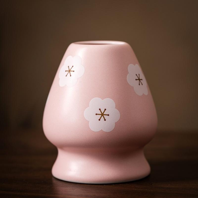 1/2 szt. Ceramiczna Miseczka do Matchy, Japoński Styl Sakura Miseczka do Matchy Artystyczna Ceramiczna Miseczka do Ceremonii Herbacianej Miska na Sałatkę Do Matchy