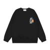 Casa spring and summer fantasy door starry sky castle casa letter long sleeve crew neck sweater couple T-shirt men and women couples