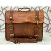 Vintage Laptop Handmade Briefcase Bag Satchel Messenger (Men's Bag)  Leather