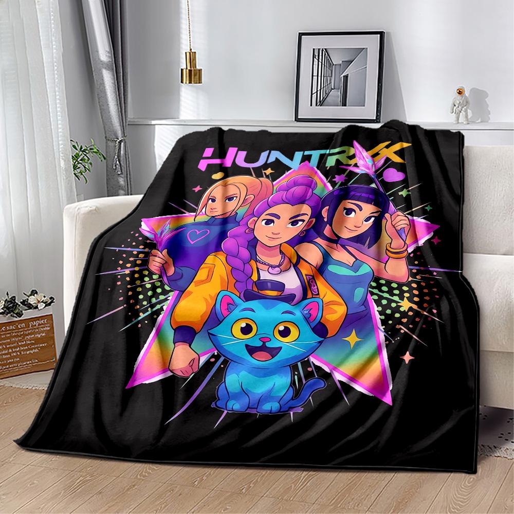 1pc HuntR X Blanket Comfortable Soft Lightweight Multi Seasonal Blanket for Travel Camping Picnics Sofa Office bedroom Perfect Gift for Friends