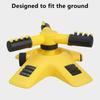 Professional Linkable Sprinkler System For Farms And Gardens 3 Sprayer Heads With Auto Rotation Technology