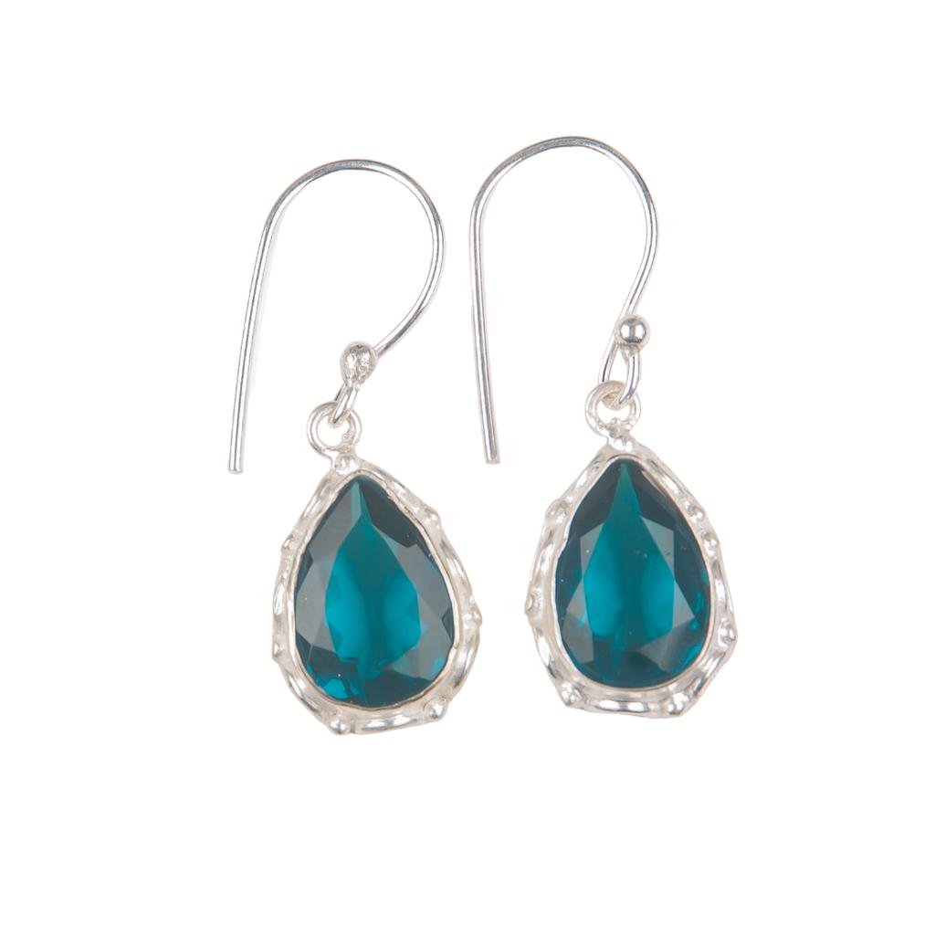 Apatite Gemstone 925 Sterling Silver Jewelry Handmade Partywear Earrings 1.30" EE-3-12