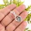 Moss Agate Gemstone Jewelry, 925 Solid Sterling Silver Pendant Jewelry, Handmade Artisan Jewelry For Wedding Gift