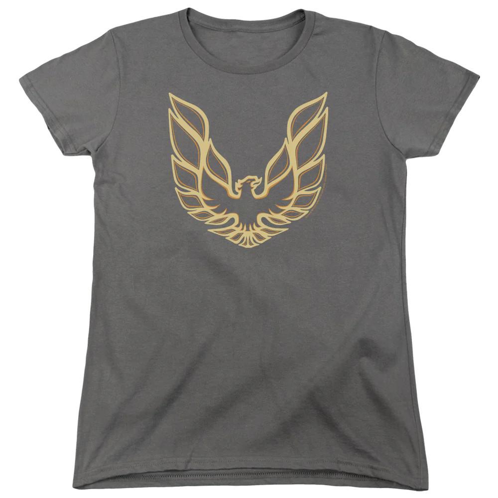 

Pontiac Iconic Firebird Womens T Shirt Charcoal L