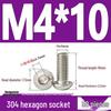 ISO7380 Stainless Steel Hex Drive Dome Head Screws - M2 to M16