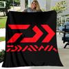 Fishing D-Daiwa printed throw blanket—lightweight,soft,warm;versatile blanket for all seasons—perfect as &air-conditioning throw,nap blanket