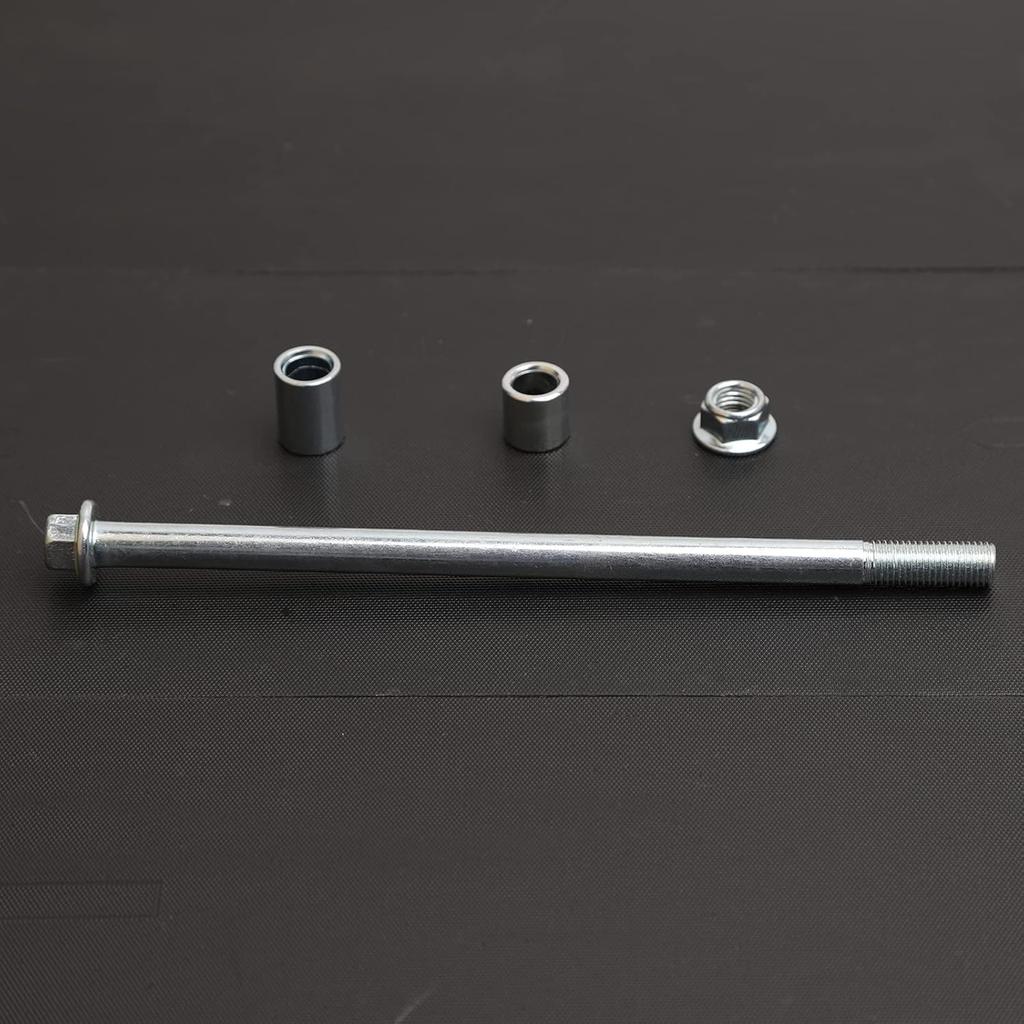 Minho 10mm 190mm Front Rear Axle with Bushing 6mm 15mm 20mm Fit for Motorcycle Pit Dirt Bike Moped Scooter QUAD ATV Mini Bike Parts