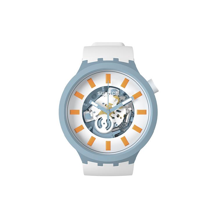 SWATCH Men 47mm White Watch SB03N101 SB03N101