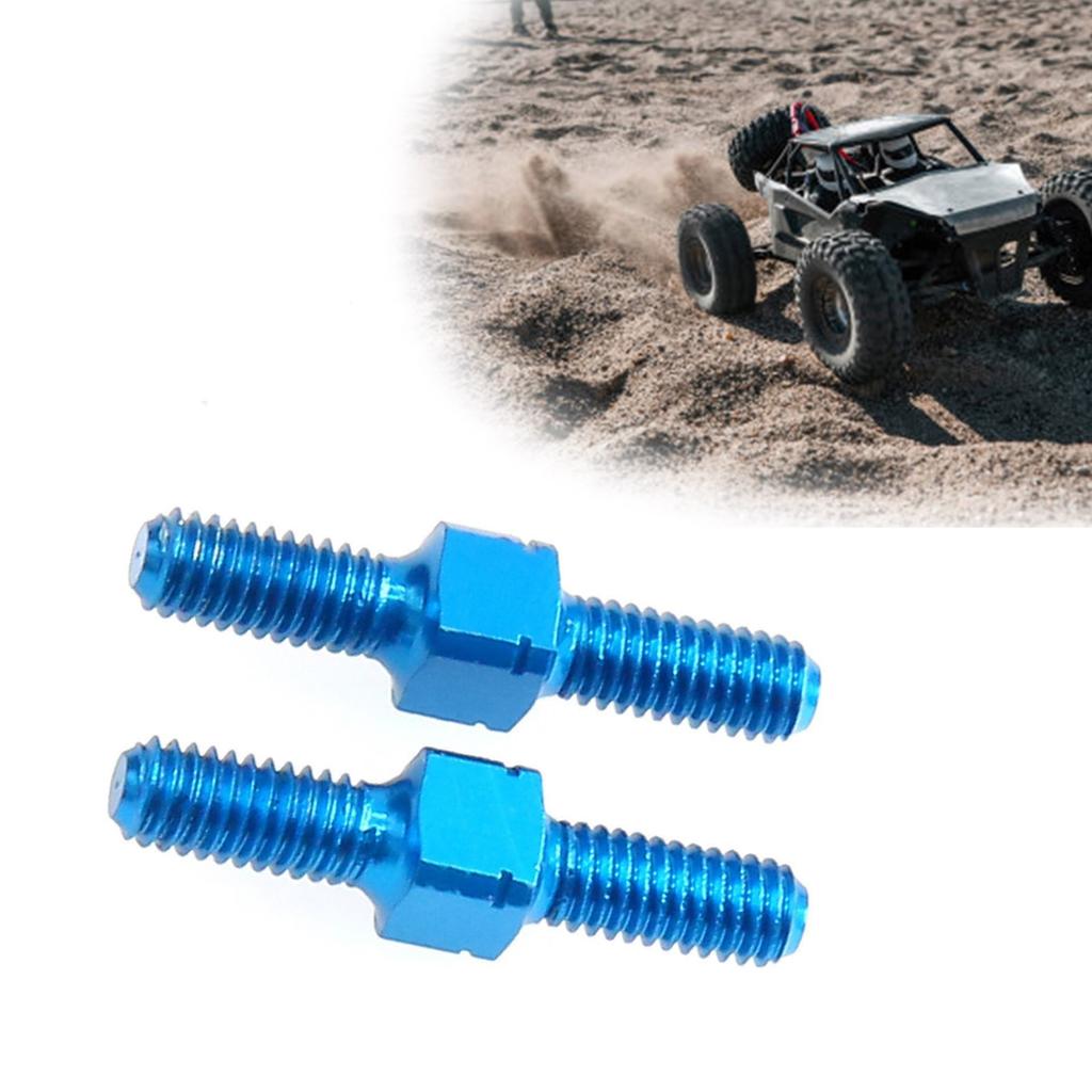 2 Pieces Lightweight 3x18mm Aluminum Turnbuckles Ideal For DIY Remote Control Car Modifications