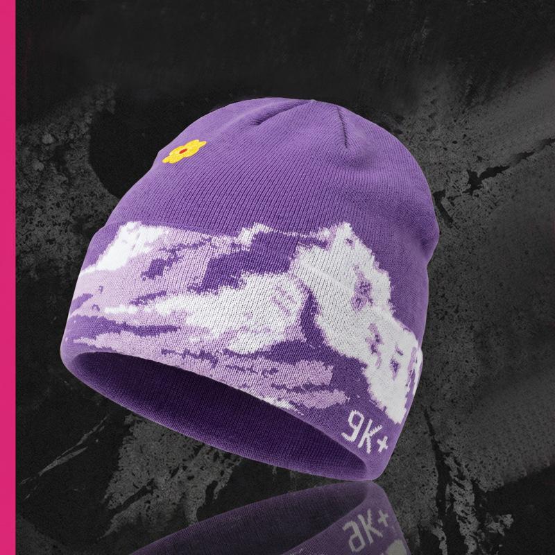 Outdoor Mountaineering Sports Cold Hat Leisure Travel Knitted Hat Autumn and Winter Warm Wool Hat Design Sense Trendy Hat Women
