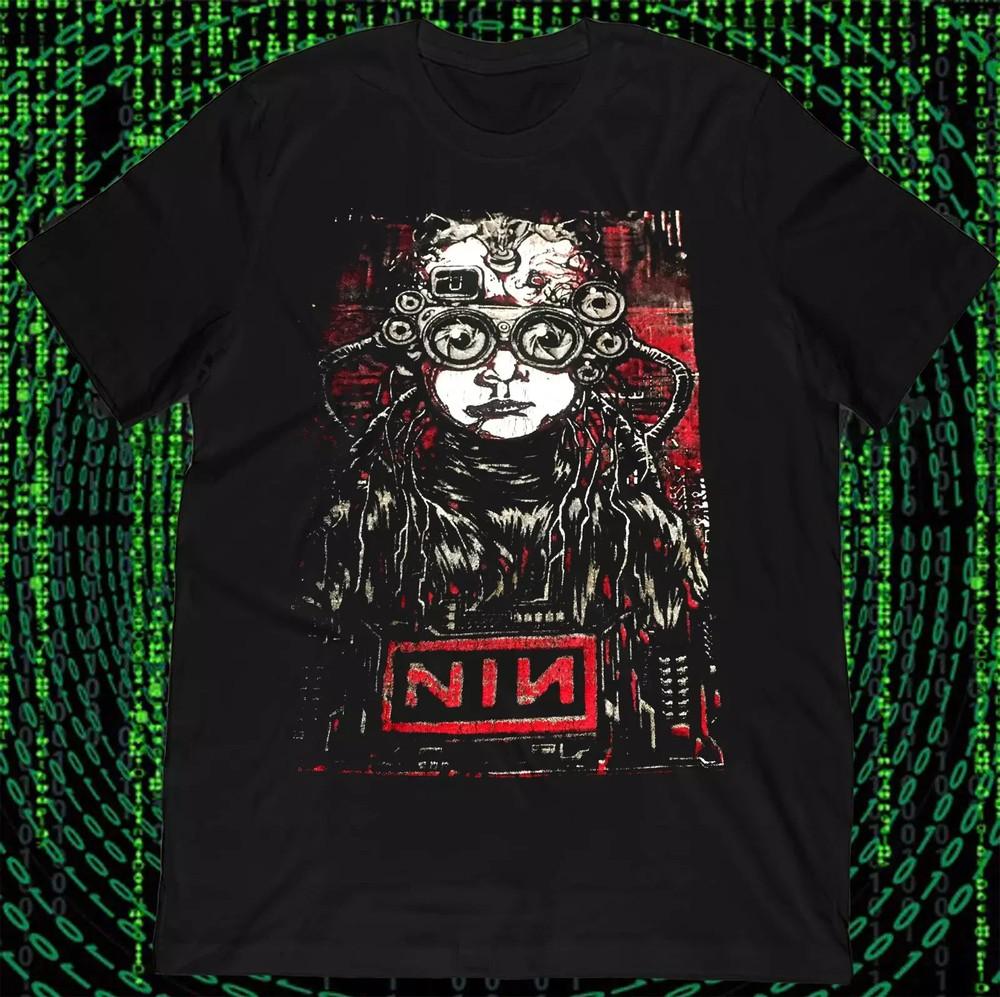 

Футболка Nine Inch Nails Черная Все Размеры S-5XL Подарок Мужчинам И Женщинам XL
