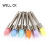 100pcs/box Dental Materials Polishing Brush Color Prophylaxis White Nylon Flap Taper