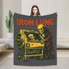 Horror Game Iron Lung Plush Blanket Kids Flannel Throw Blanket For Home Decor Warm Soft Design Quality Bedspread Present