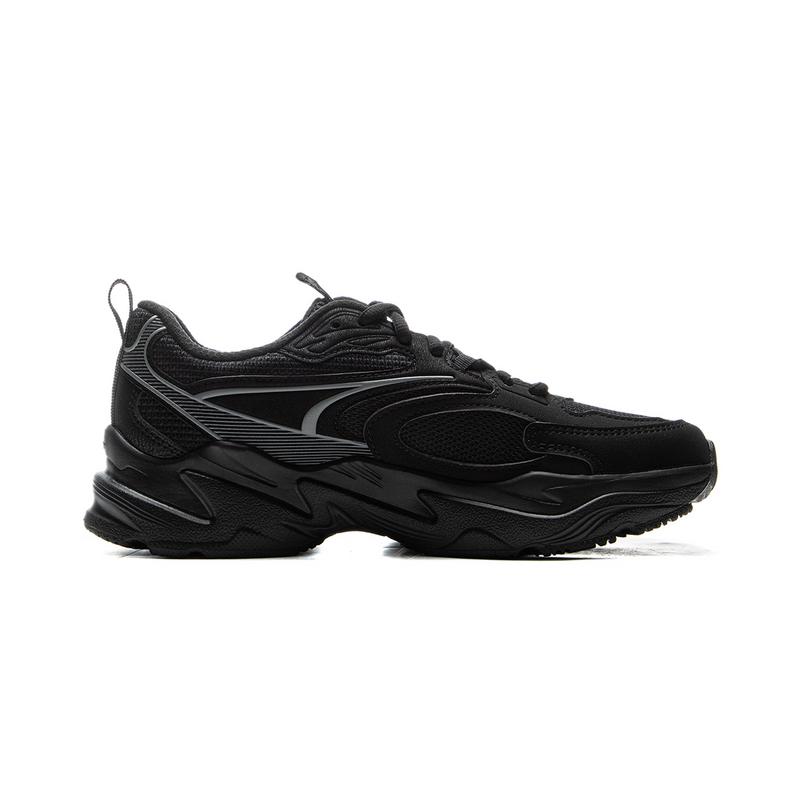 New LiNing Wear Resistant And Lightweight Low Top Casual Shoes Women's Cool Black AGCU546-6