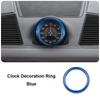 Car Clock Decoration Ring Stopwatch Compass Stopwatch Sticker Decoration Trim For Porsche Cayenne Macan Panamera 911 718
