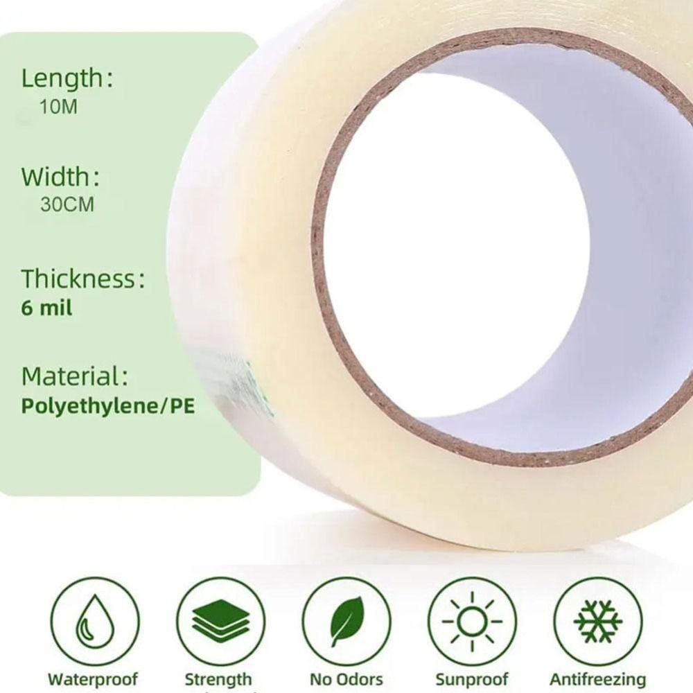 Garden Supplies Greenhouse Repair Tape Clear High Strength Repair Tape Polyethylene Film Tape