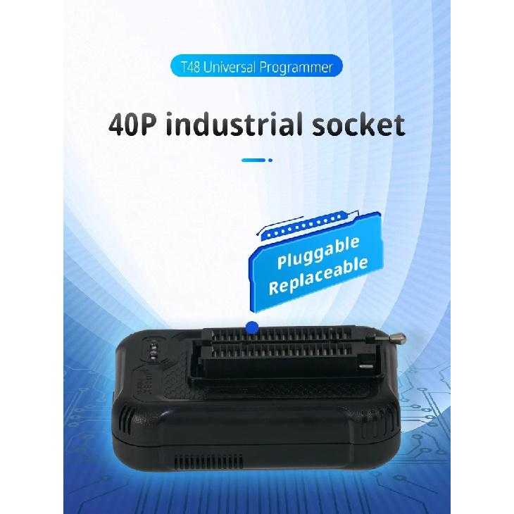 Original XGECU T48 (TL866-3G) Programmer Support 31000+ ICs for SPI/Nor/NAND Flash/EMMC BGA/TSOP/SOP/PLCC + 4/17/27pcs Adapters