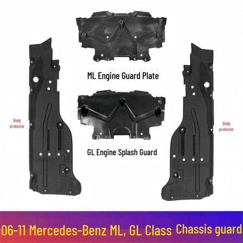

Compatible Plastic Radiator Chassis Undershield for Mercedes GL-Class ML W164 GL450 350 and 500 550 Engines Other Models Parts (Consult Customer Service)