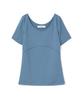 MILLO WOMEN Fluid Duo Top [Smoke Blue]