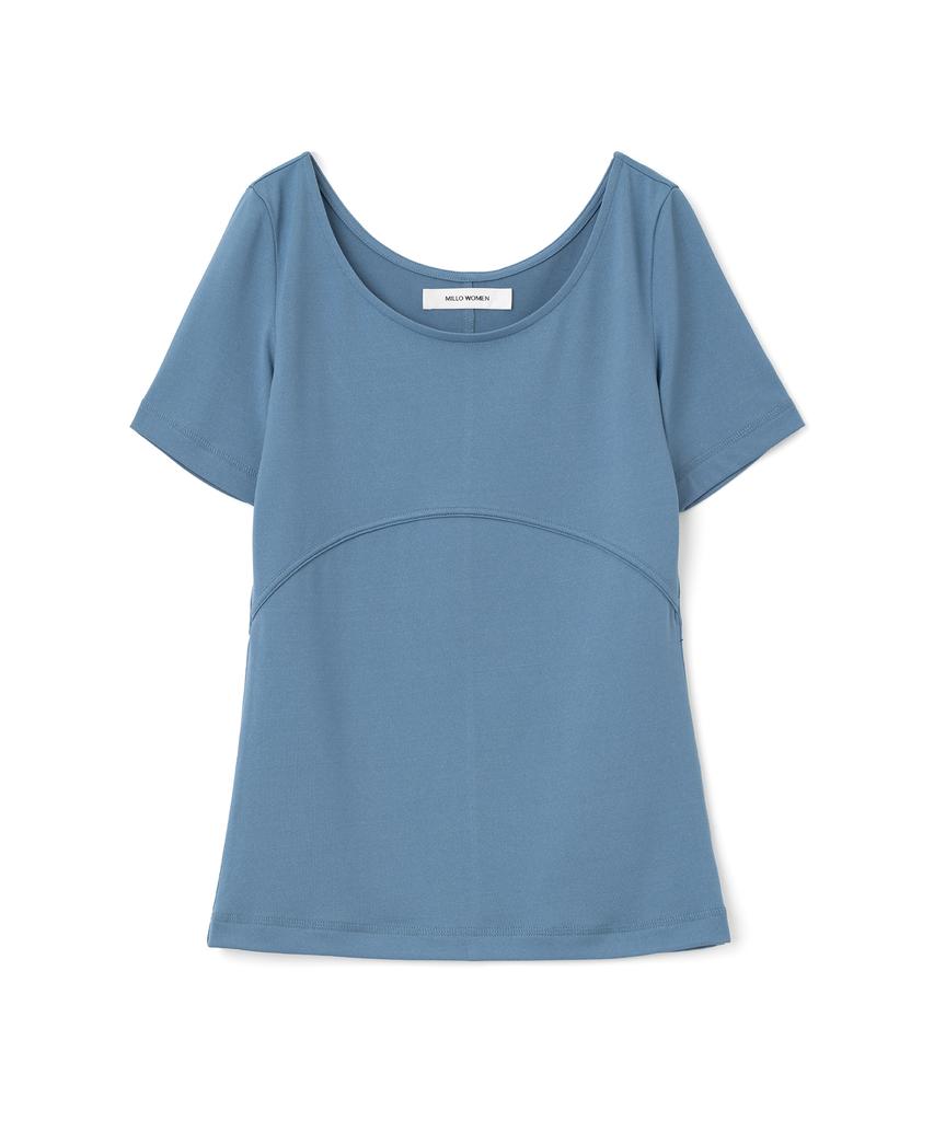 MILLO WOMEN Fluid Duo Top [Smoke Blue]