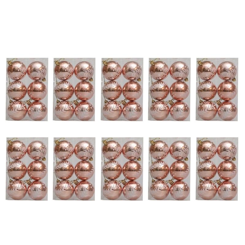 10 Box Christmas Tree Hanging Baubles Decoration Colorful Decorative Ornament Window and Door Ornament Party Supplies