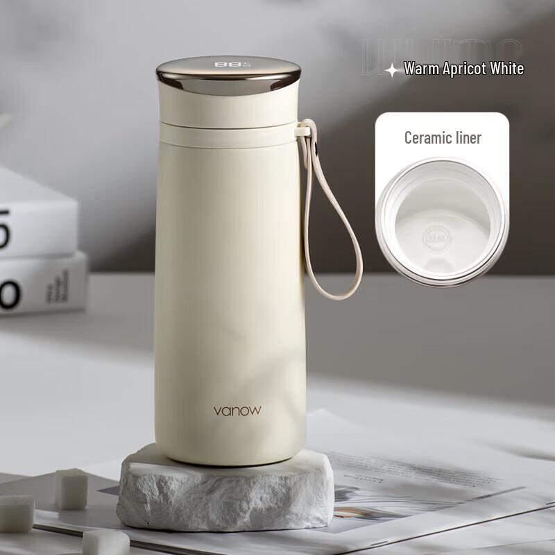 Vanow Smart Temperature Display Insulated Ceramic Mug 460ml