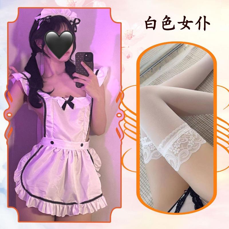 Pure Maid Sexy Lingerie Cos Cosplay Sexy Temptation Free Suit Pure Lust Hot Maid