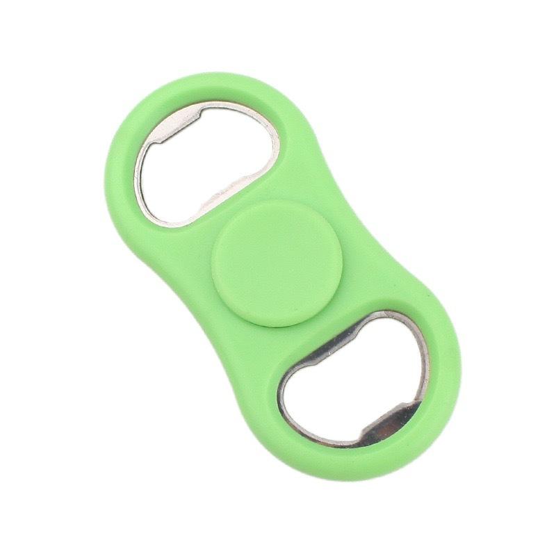 Portable Bottle Opener with Pressure Relief Function for Opening Cans. Dual-head Beer Opener with Rotatable Fingertip Design.