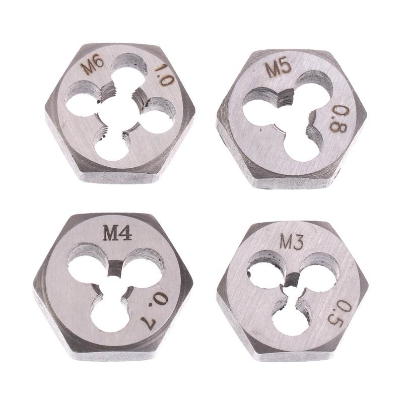 Metrický závit Šestihranná závitnice Šestihranné závitnice Šroub Šestihranné závitnice M3*0.5 M4*0.7 M5*0.8 M6*1.0 Ruční závitnice