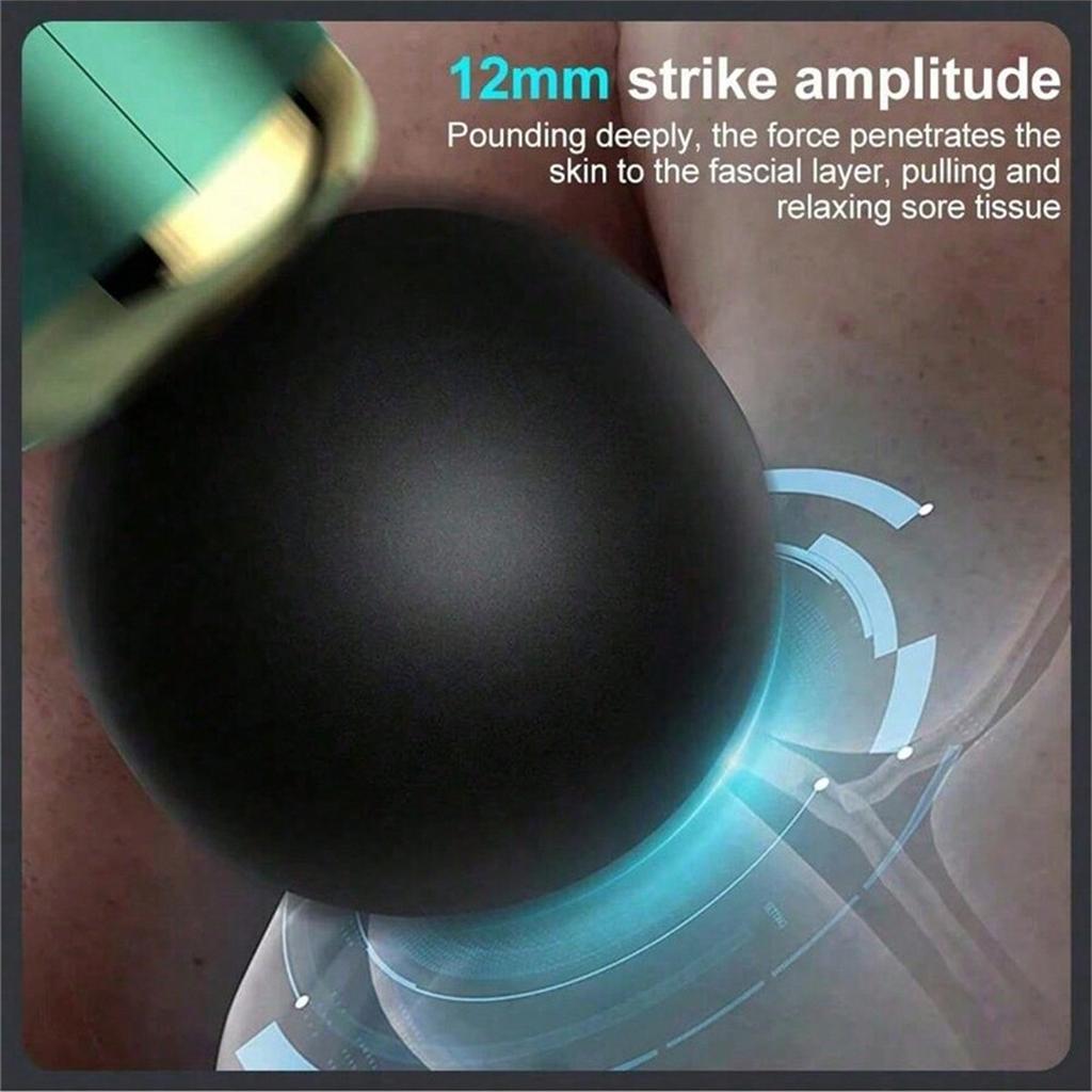 Pistolet de Massage Fascial Portable Électrique à Percussion Masseur Maison Multifonctionnel Relaxation Musculaire Mini Équipement de Fitness