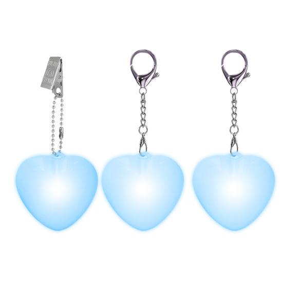 Dokunmatik ve Hareket Sensörlü Kalp Şeklinde Çanta Lambası USB Şarjlı Otomatik LED Işıklı Mini El Feneri Çantalar Cüzdanlar Anahtarlıklar Kompakt Kalp Tasarımı