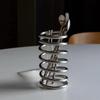 Stainless Steel Multi-Function Holder: Toothbrush, Toothpaste Squeezer, Makeup Brush & Pen Organizer