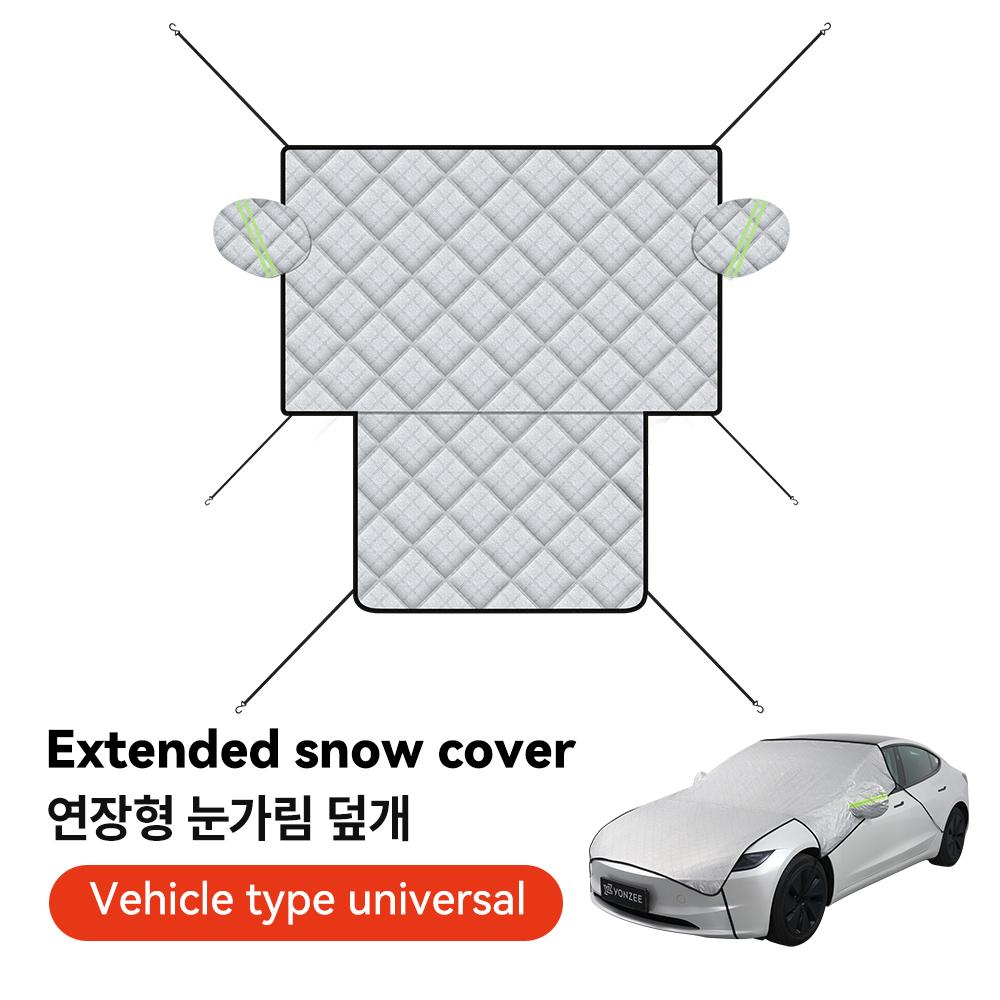 YZ winter car front windshield cover With Reflective strips car snow blanket Oxford Scratch Resistant Waterproof frost Protector