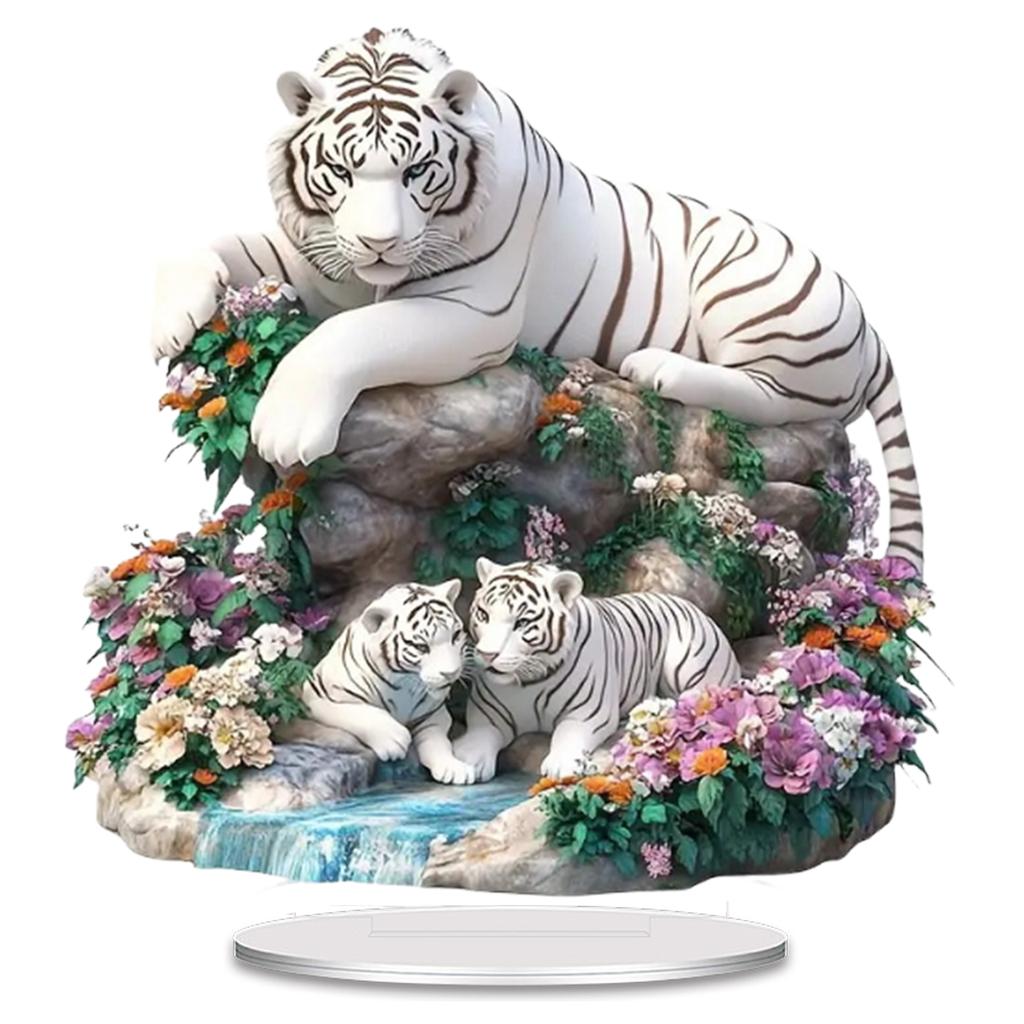 Acrylic 3D Mythical Ornaments Statue Retro Western Fantasy Themed Acrylic Decorations for Living Room Home Office Accessories