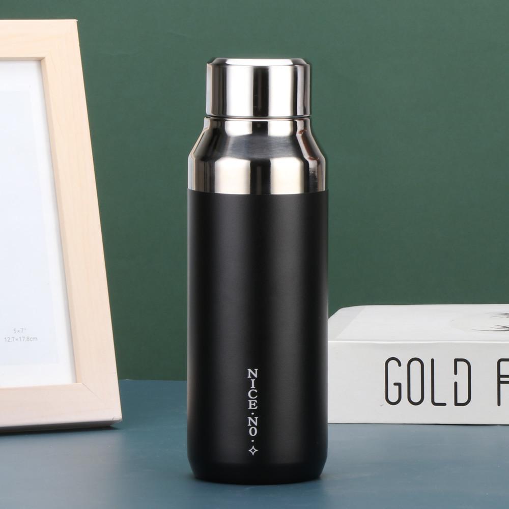 Simple Fashion NESS Thermos Cup Stainless Steel Outdoor Sports Straight Coffee Portable Cup Mini Handy Cup