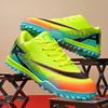 2025 new children's football shoes boys and students girls broken nails Velcro casual game sports shoes