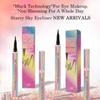 QIC Star Eye Eyeliner, Waterproof Sweat and Makeup, Not Smudge, Beginner Scholar Eyeliner Pen Beauty Makeup