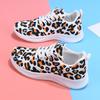 Women's Spring Leopard Print Women's Shoes Casual Mesh Shoes Soft Sole Sports Shoes