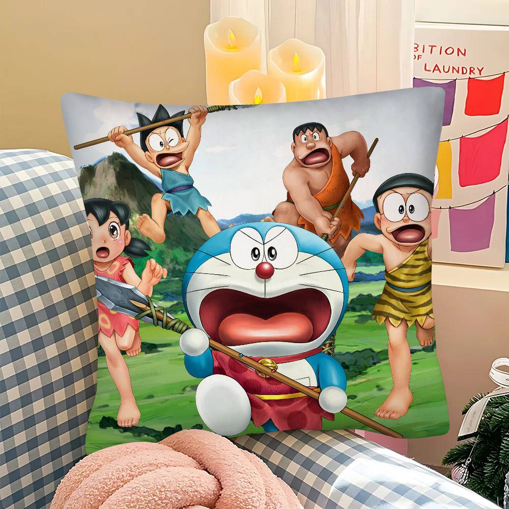 Doraemon The Movie Nobita's Sky Utopia Pillow Case Square Pillow Bedroom Sofa Leisure Comfort Cushion Car  Home Decoration